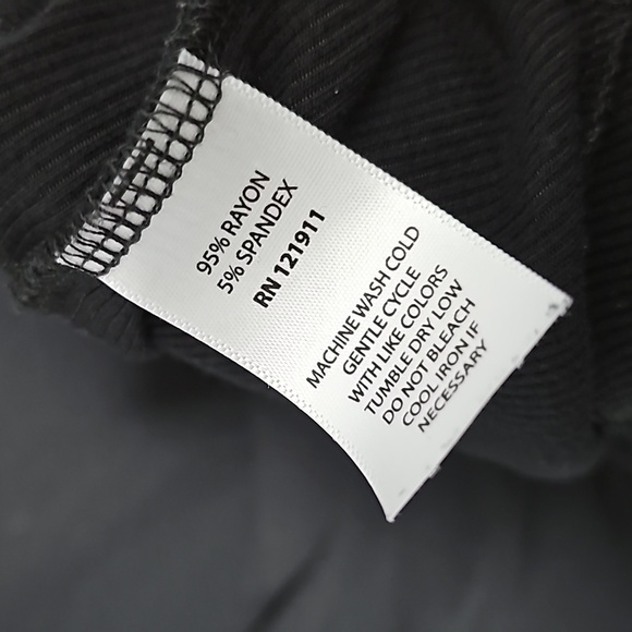 LNA‎ Open Shoulder Black Blouse Top Size Small - Picture 4 of 5